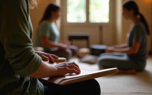 Séance de sonothérapie en cours